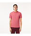 stretch polo korte mouw roze