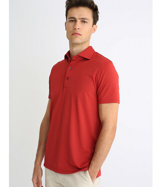 Batech regular fit polo clean essential rosso pomodoro