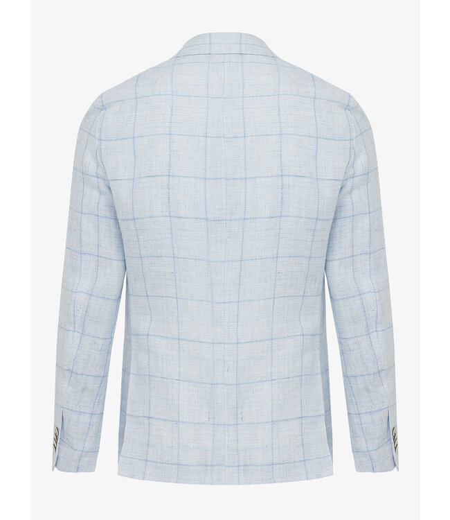 Gold colbert lichtblauw ruit