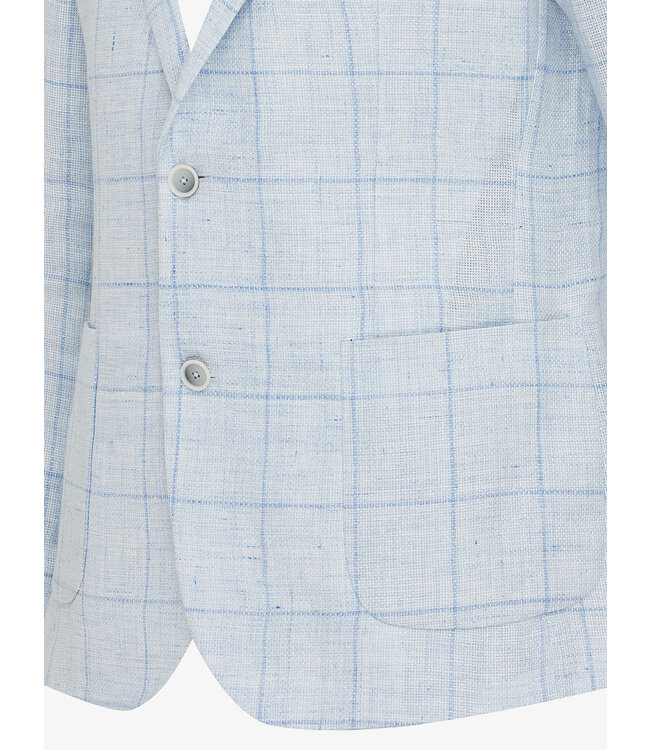 Gold colbert lichtblauw ruit