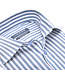 modern fit overhemd blauw gestreept