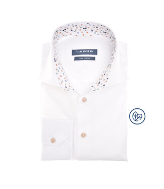 Ledûb modern fit overhemd wit