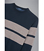 wollen ronde hals trui beige balk