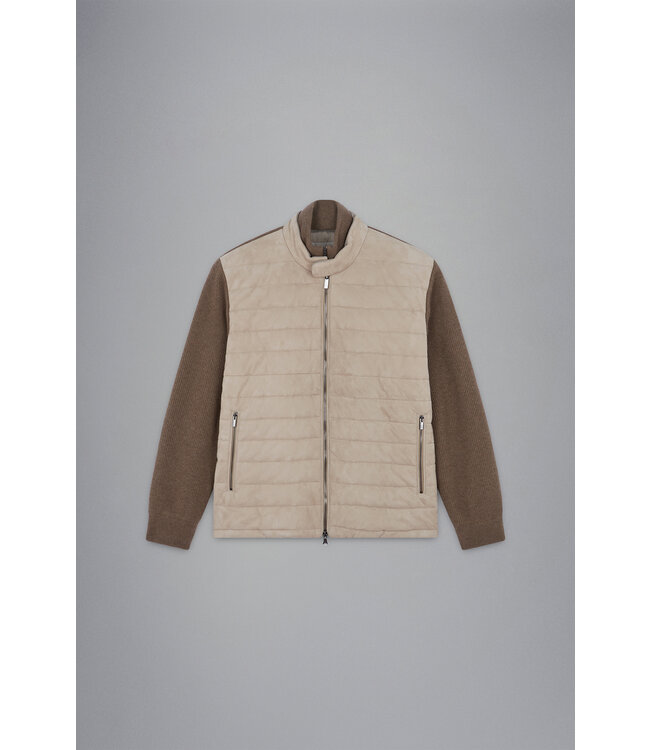 Rivierfa hybride vest bruin