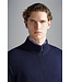wollen vest met rits marine