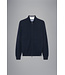 wollen vest met rits marine