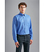 regular fit overhemd blauw print