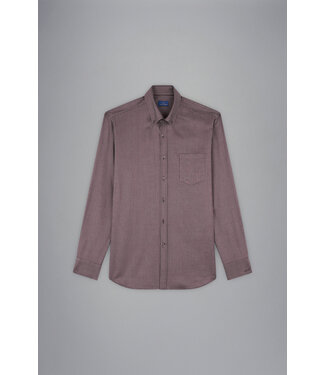 Paul & Shark regular fit overhemd bruin print