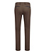 Benny-3 modern fit winter chino bruin