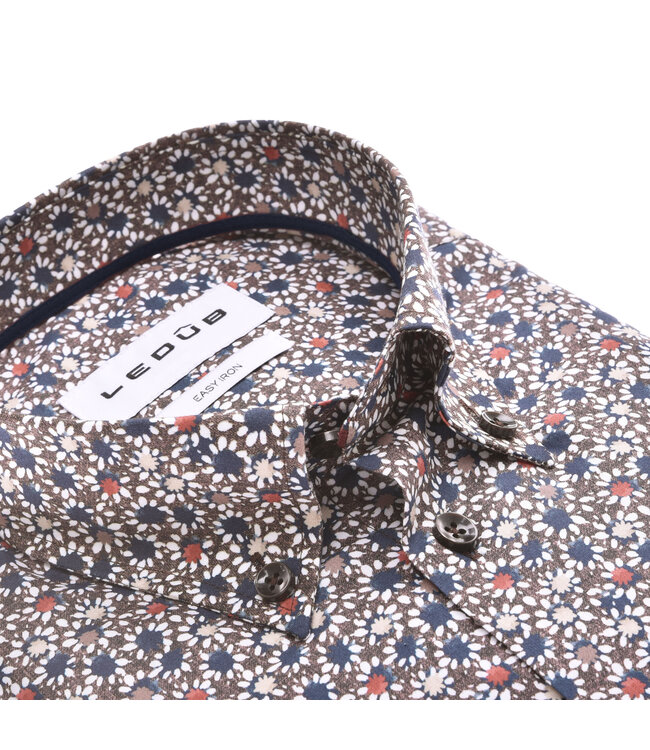 modern fit overhemd bloemen print
