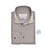 modern fit overhemd bruin print
