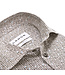 modern fit overhemd bruin print
