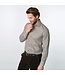 modern fit overhemd bruin print