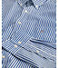 regular fit poplin overhemd blauw streep