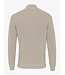 wollen trui met korte rits beige