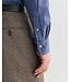regular fit flanellen overhemd blauw