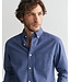 regular fit flanellen overhemd blauw