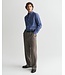 regular fit flanellen overhemd blauw