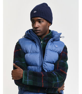GANT wollen shield beanie marine