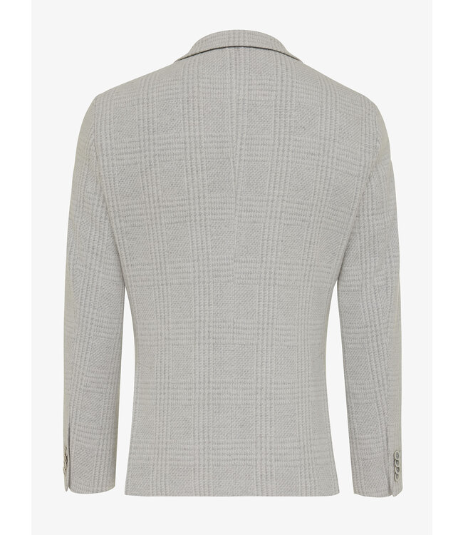 Bergomi colbert lichtgrijs ruit