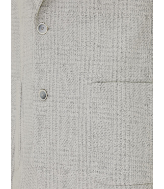 Bergomi colbert lichtgrijs ruit