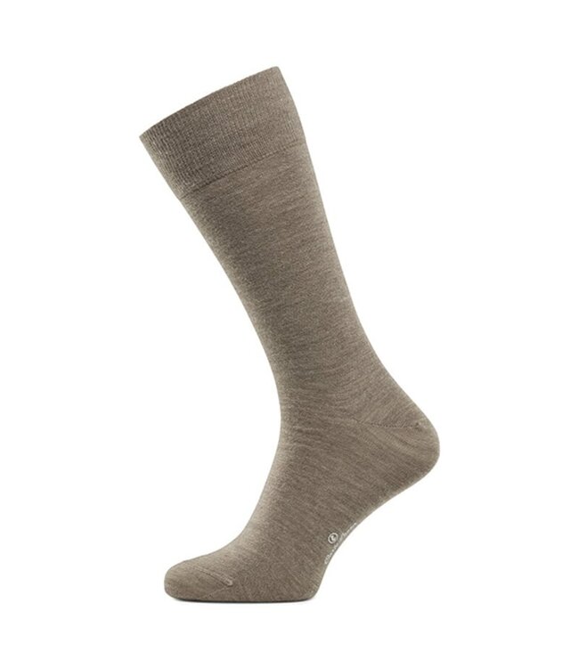 wollen sokken taupe