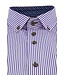 regular fit overhemd blauw streep
