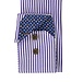 regular fit overhemd blauw streep
