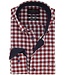 regular fit flanel overhemd rood ruit