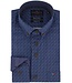regular fit overhemd blauw print