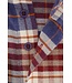 regular fit flanel overhemd rood ruit