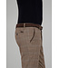 Sauvage slim fit winter chino bruin ruit