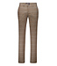 Gardeur Sauvage slim fit winter chino bruin ruit