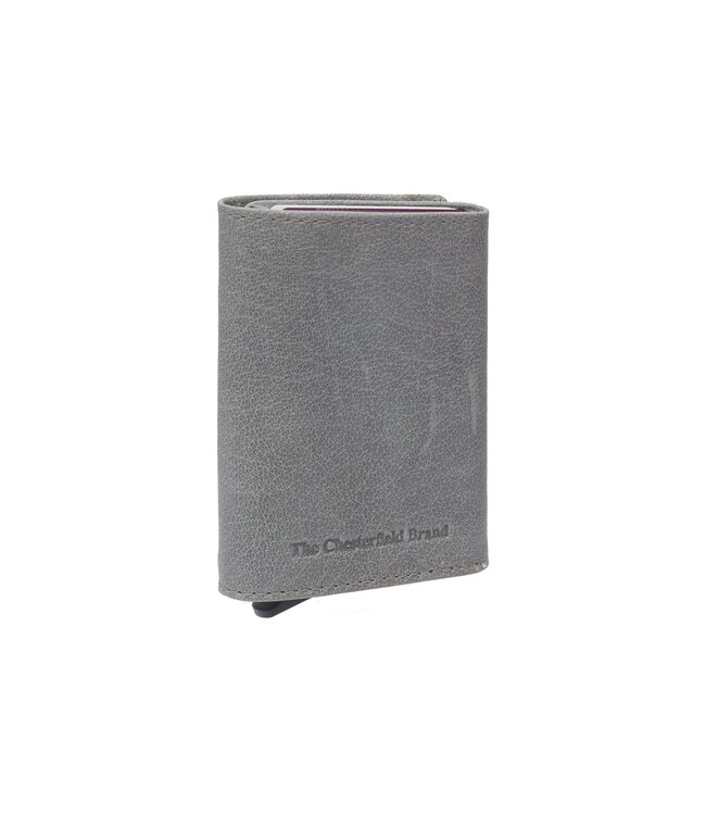 leren portemonnee Paris lichtgrijs