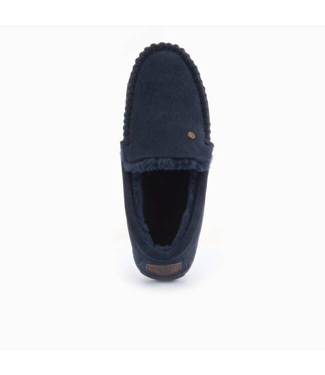 Grizzly suède pantoffel marine