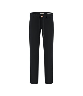 NORTH84 slim fit travel bonded chino zwart