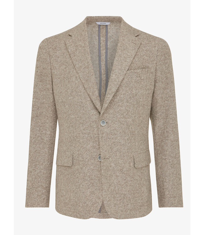 colbert beige geruit