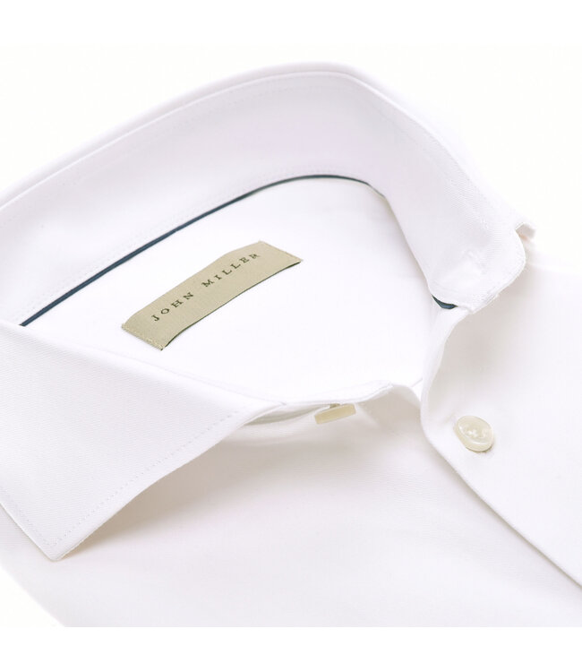 slim fit overhemd 360 graden stretch wit