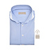 slim fit jersey overhemd lichtblauw
