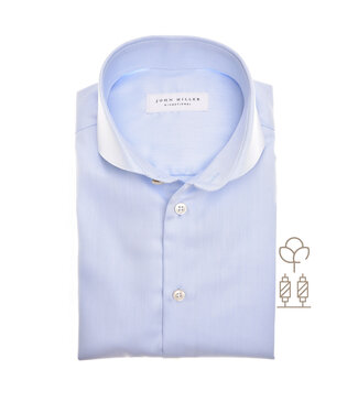 John Miller Exceptional slim fit overhemd lichtblauw