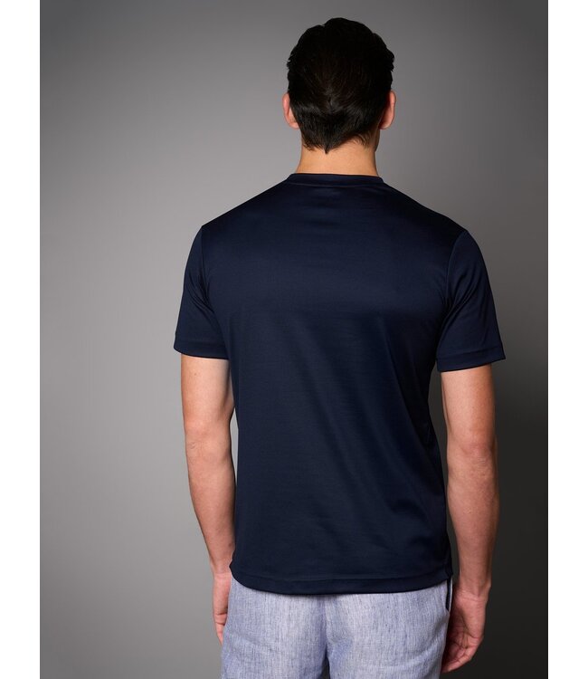 korte mouw T-shirt marine