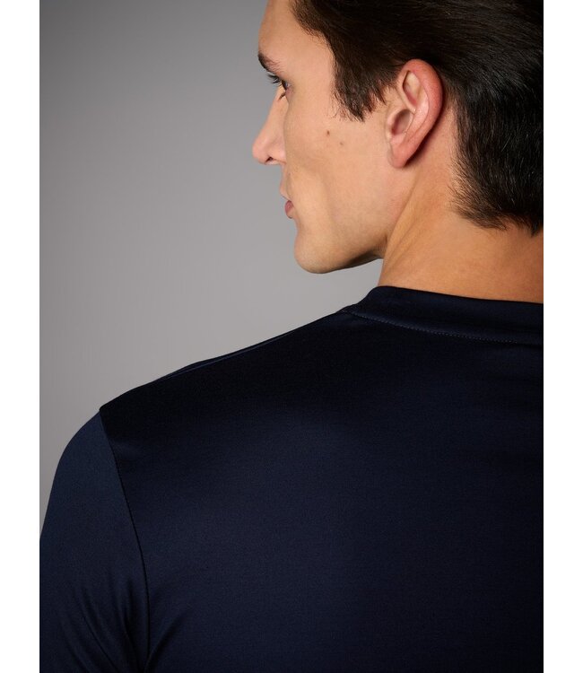 korte mouw T-shirt marine