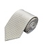 Fibre Progetto Premium stropdas + pochet stip ivoor