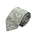 Fibre Progetto Premium stropdas + pochet paisley groen