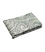 Progetto Premium stropdas + pochet paisley groen