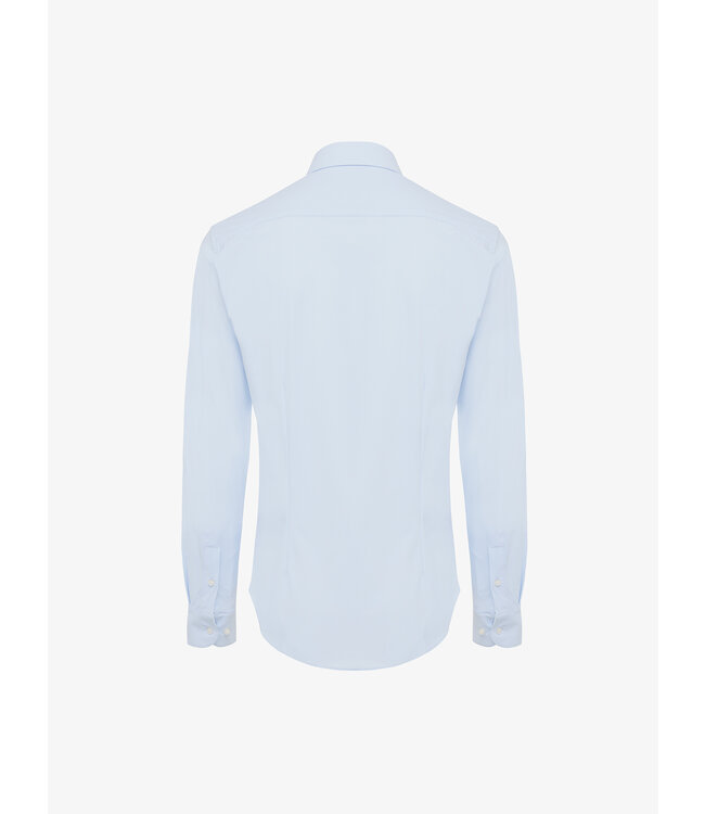 dynamic stretch overhemd lichtblauw