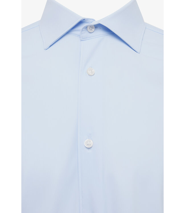 dynamic stretch overhemd lichtblauw