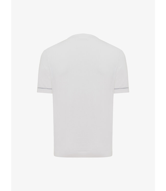 gebreid t-shirt off white