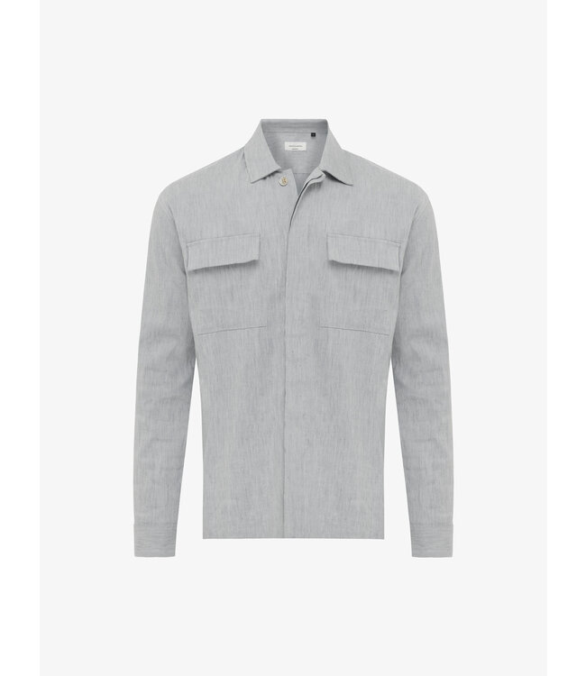 Treviso linnen overshirt grijs
