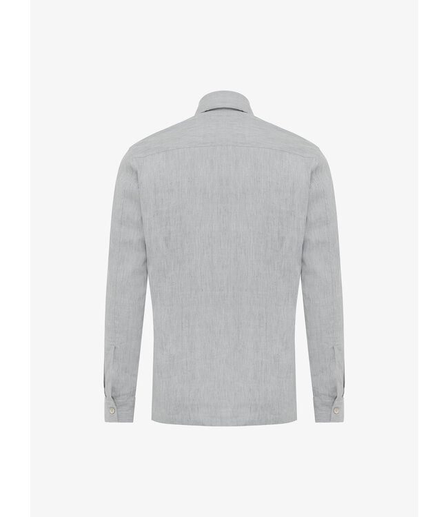 Treviso linnen overshirt grijs